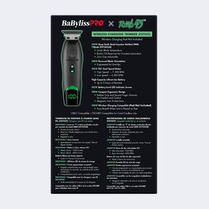 BaBylissPRO® x Tomb45® Wireless-Charging Trimmer, , hi-res